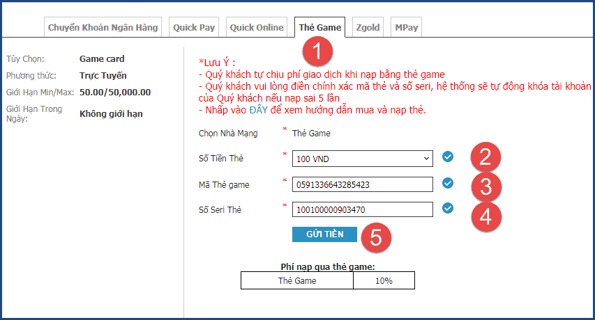 Nạp tiền thẻ game W88 - Hình 2 Nap tien the game W88 - Hinh 2