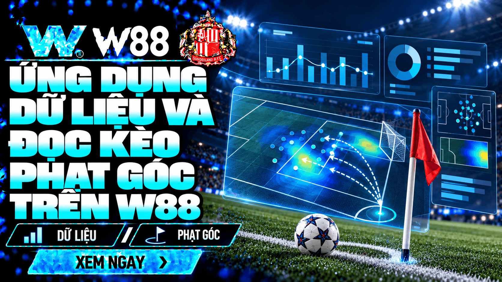 Ứng dụng dữ liệu và đọc kèo phạt góc trên W88 Ứng dụng dữ liệu và đọc kèo phạt góc trên W88