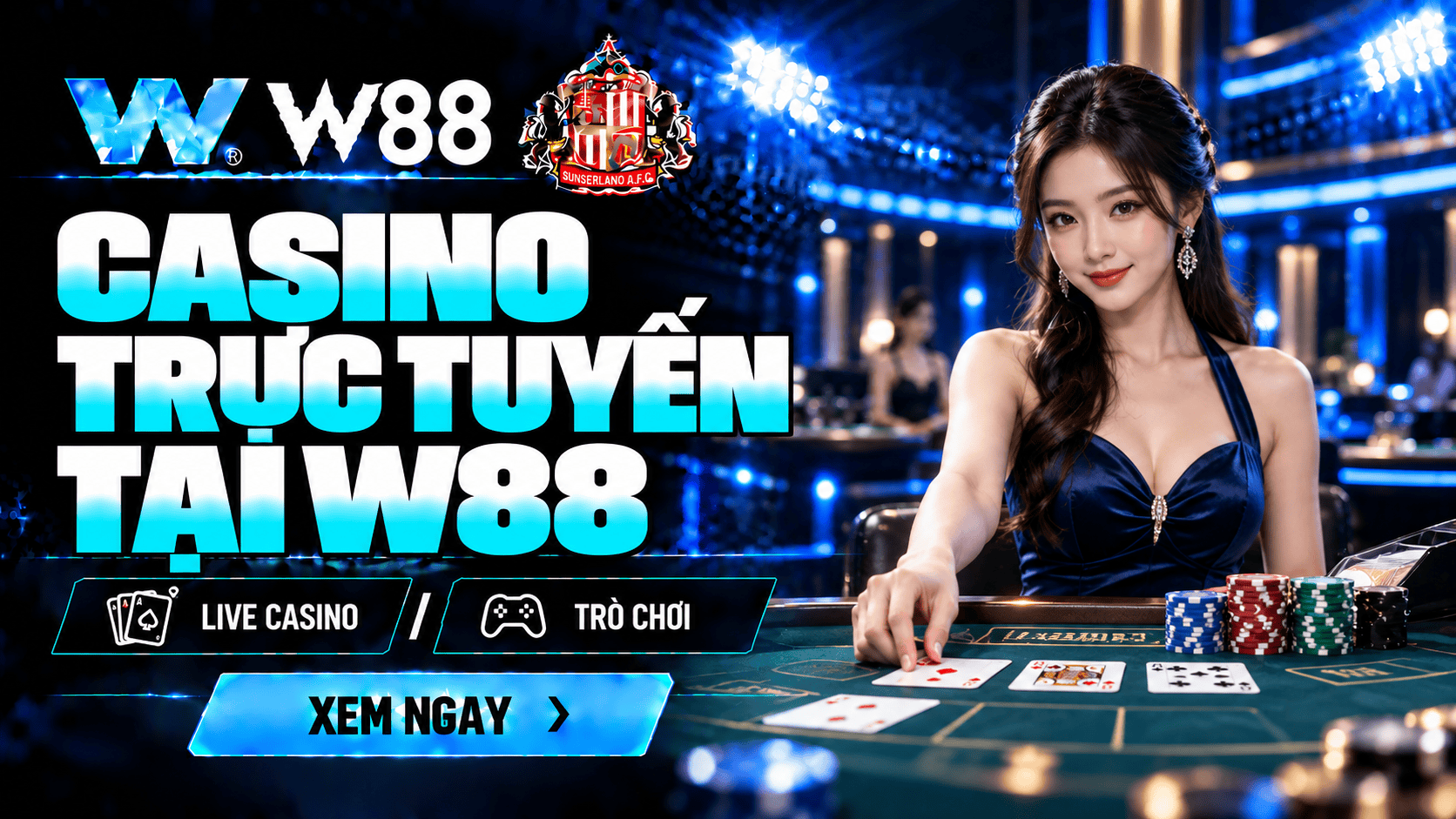 Casino trực tuyến W88 - Live chân thực, sòng bài cá cược hấp dẫn Casino trực tuyến W88 - Live chân thực, sòng bài cá cược hấp dẫn