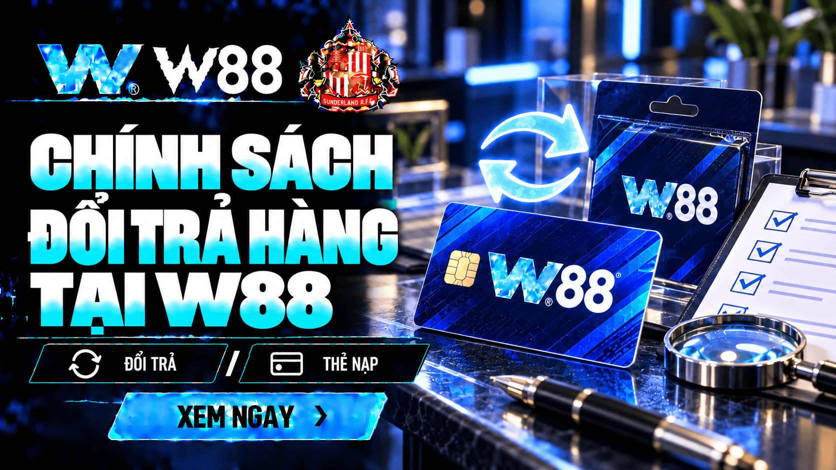 Chính sách đổi trả hàng tại W88 Chính sách đổi trả hàng tại W88
