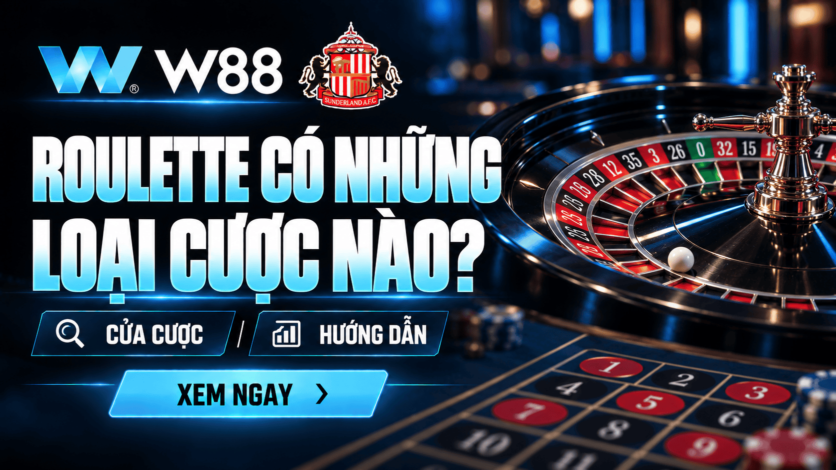 Roulette có những loại cược nào? Giải thích tỷ lệ trả thưởng