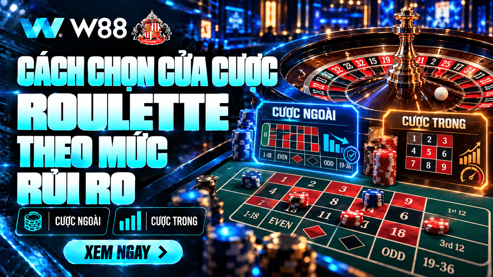 Cách chọn cửa cược Roulette theo mức rủi ro từ thấp đến cao Cách chọn cửa cược Roulette theo mức rủi ro từ thấp đến cao